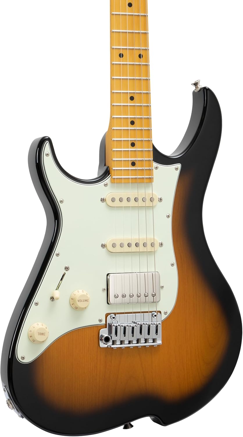 Vola Electric Guitar OZ RV MC LH Sunburst Gloss Handmade in Japan MIJ Gotoh Bridge Gotoh Locking Tuner 6 Strings Modern C Neck For All Levels