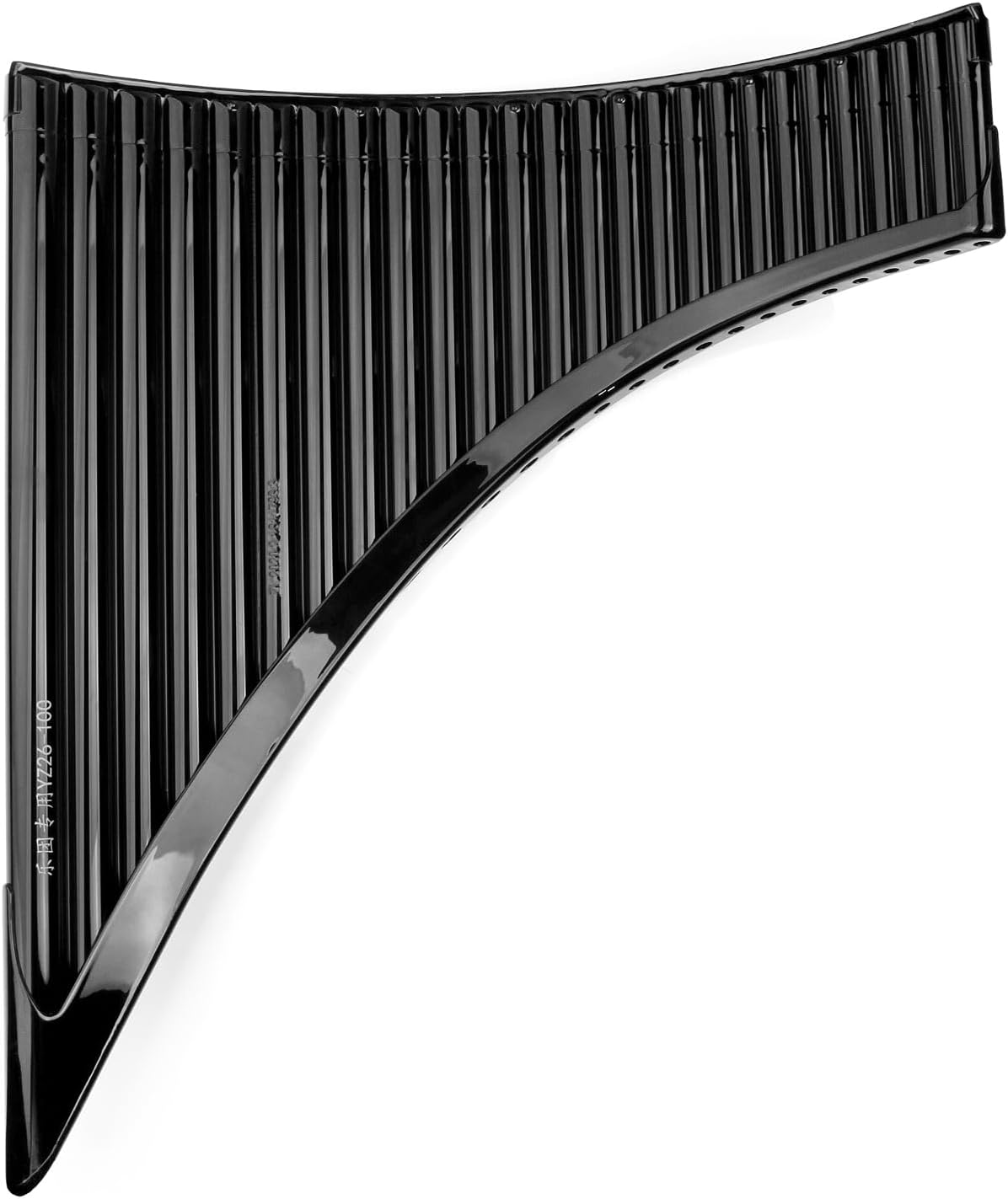 Pan Flute Comes with Mouthpiece and Carrying Bag, 26 Pipes Pan Pipe Instrument Key of C for New Beginners Learning Teaching