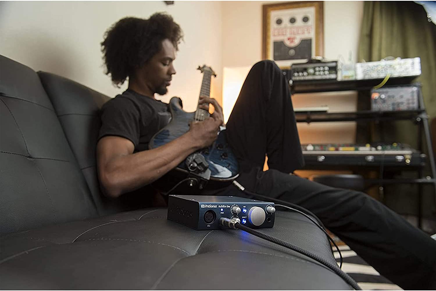 PreSonus AudioBox iOne 2x2 USB/iPad Audio Interface with Studio One Artist and Ableton Live Lite DAW Recording Software with EMB Cable and Microphone Package PK2 Bundle