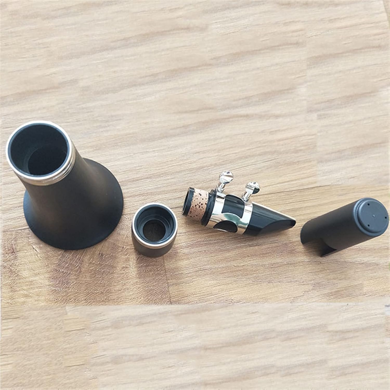 TSTS E-Flat Clarinet 11-Key Nickel Plated for Beginners E-Flat Clarinet Woodwind Clarinet for Beginner