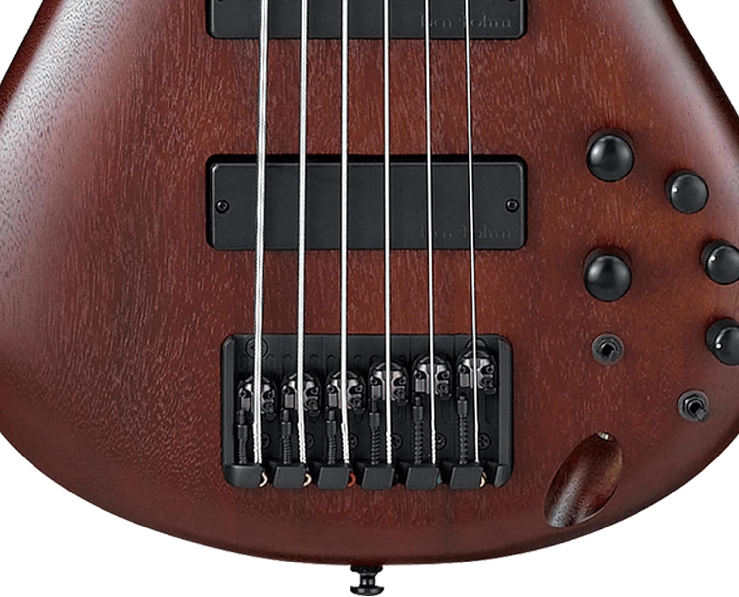 Ibanez SR506E SR Standard 6-String Bass Guitar - Brown Mahogany Bundle with Gig Bag, Tuner, Cable, Strap, Austin Bazaar Instructional DVD, and Polishing Cloth