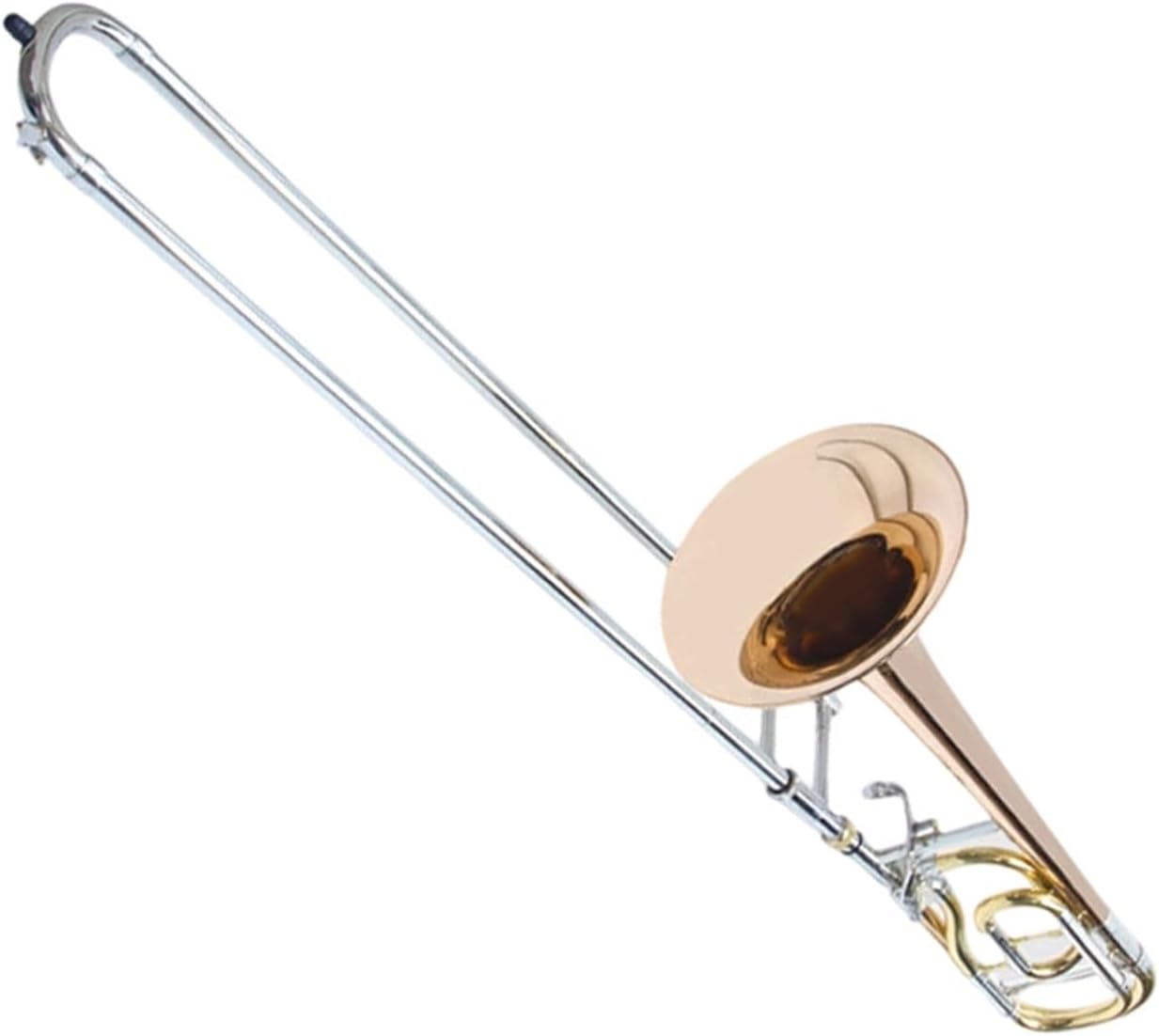 Adult Trombone Instrument Suitable For Adult Tenor Trombone B Flat To F Key Instrument Lacquer Gold(5)