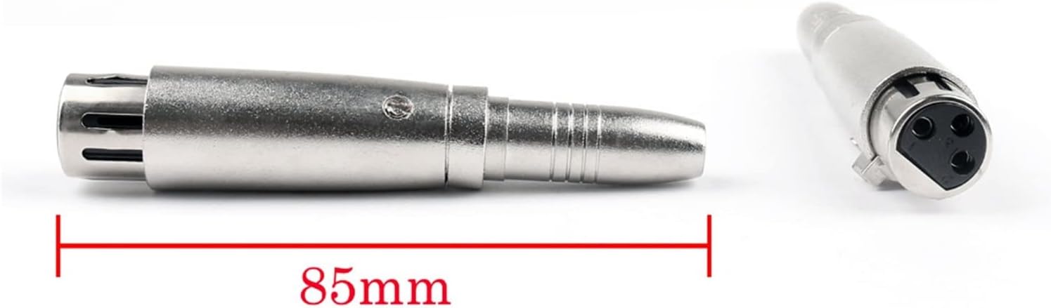 Male/Female XLR 3Pin to 1/4