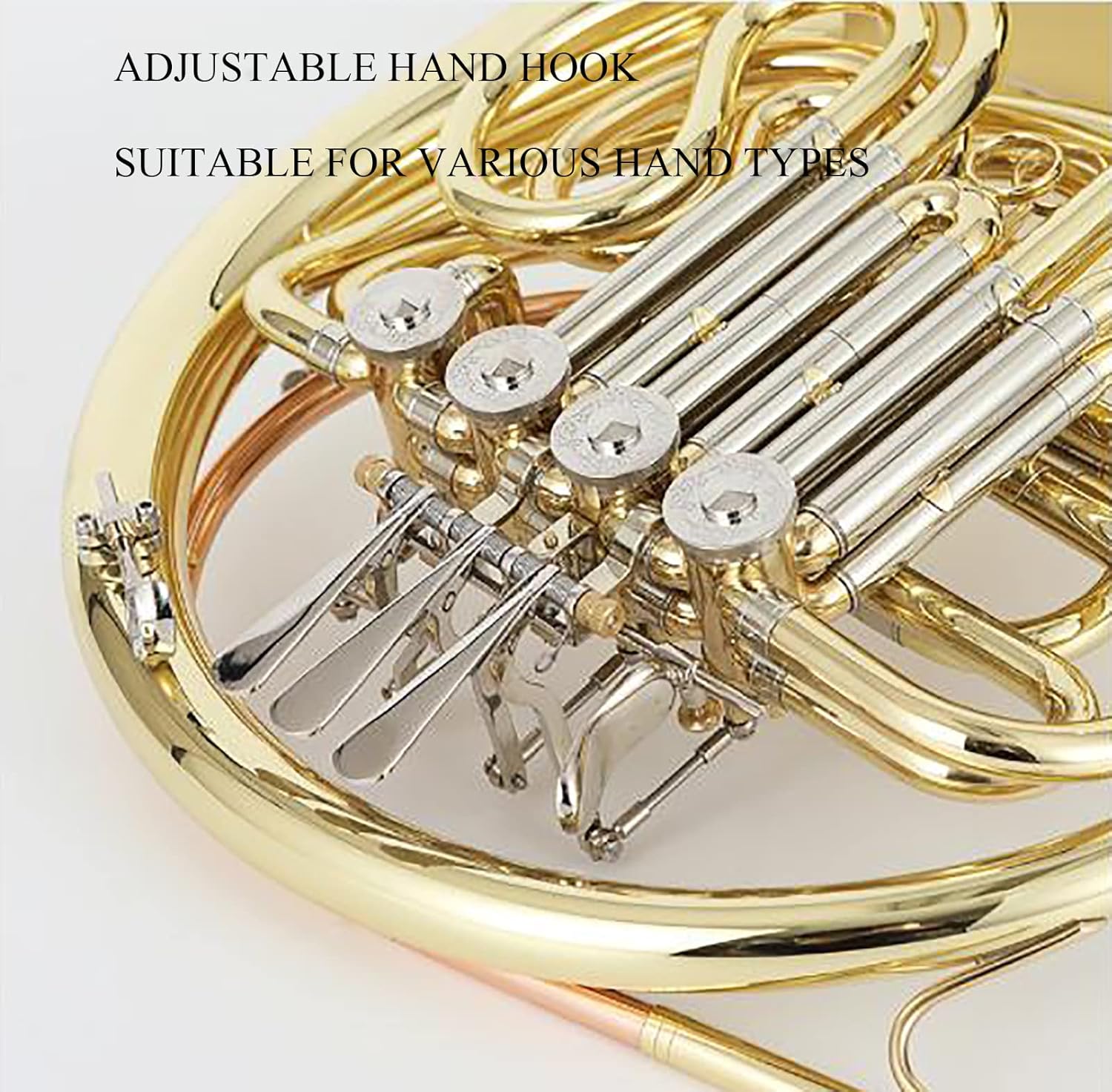 F/Bb 4 Keys Double French Horn - Brass Lacquer Gold Craft French Horn - Includes Musical Instrument Box for Beginners Examinations Professional Performance