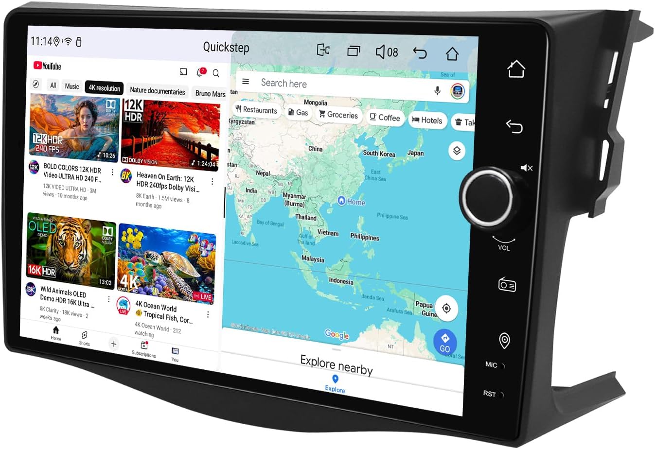 JOYING Car Radio for Toyota Rav4 2006-2012 Android 13 Car Stereo 9 Inch Touch Screen with Wireless CarPlay & Android Auto, GPS Navigation, SWC, Mirror Link, AM/FM Radio(JY-TT164N4)