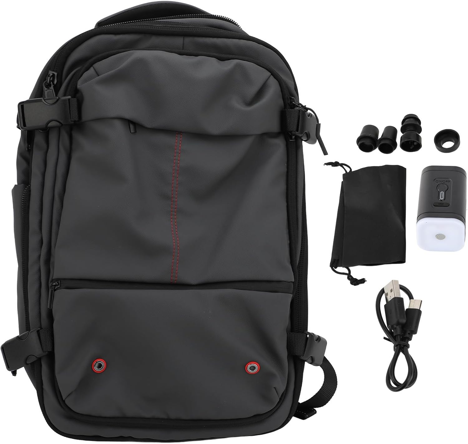 FOSA Vacuum Backpack Travel, Vacuum Compression Backpack With Pump, Large Capacity Expandable Air Vacuum Backpacks With Anti Theft Lock, Compartmentalized Storage, Water