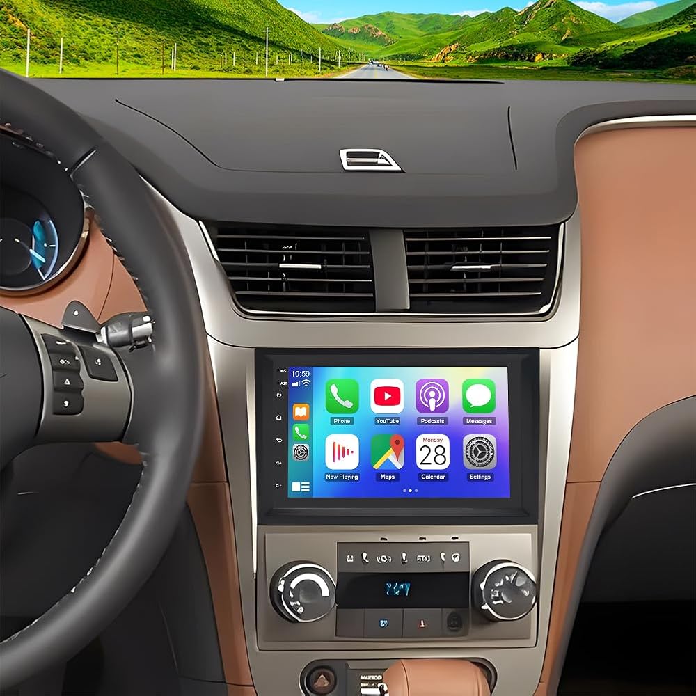 Android 14 Car Radio Stereo for Chevrolet Malibu 2008-2012 with Wireless Carplay Android Auto 7
