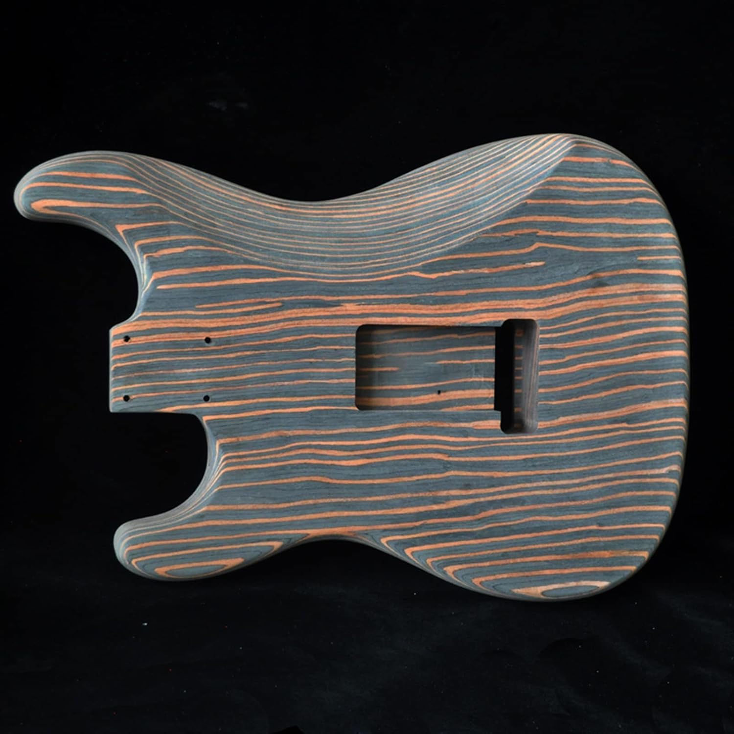 DIY Electric Guitar Kit DIY 40 Inches Electric Guitar Kit with Zebrawood Body Zebra Wood Neck and Fingerboard 22 Fret SSS Pickups Builder Kits