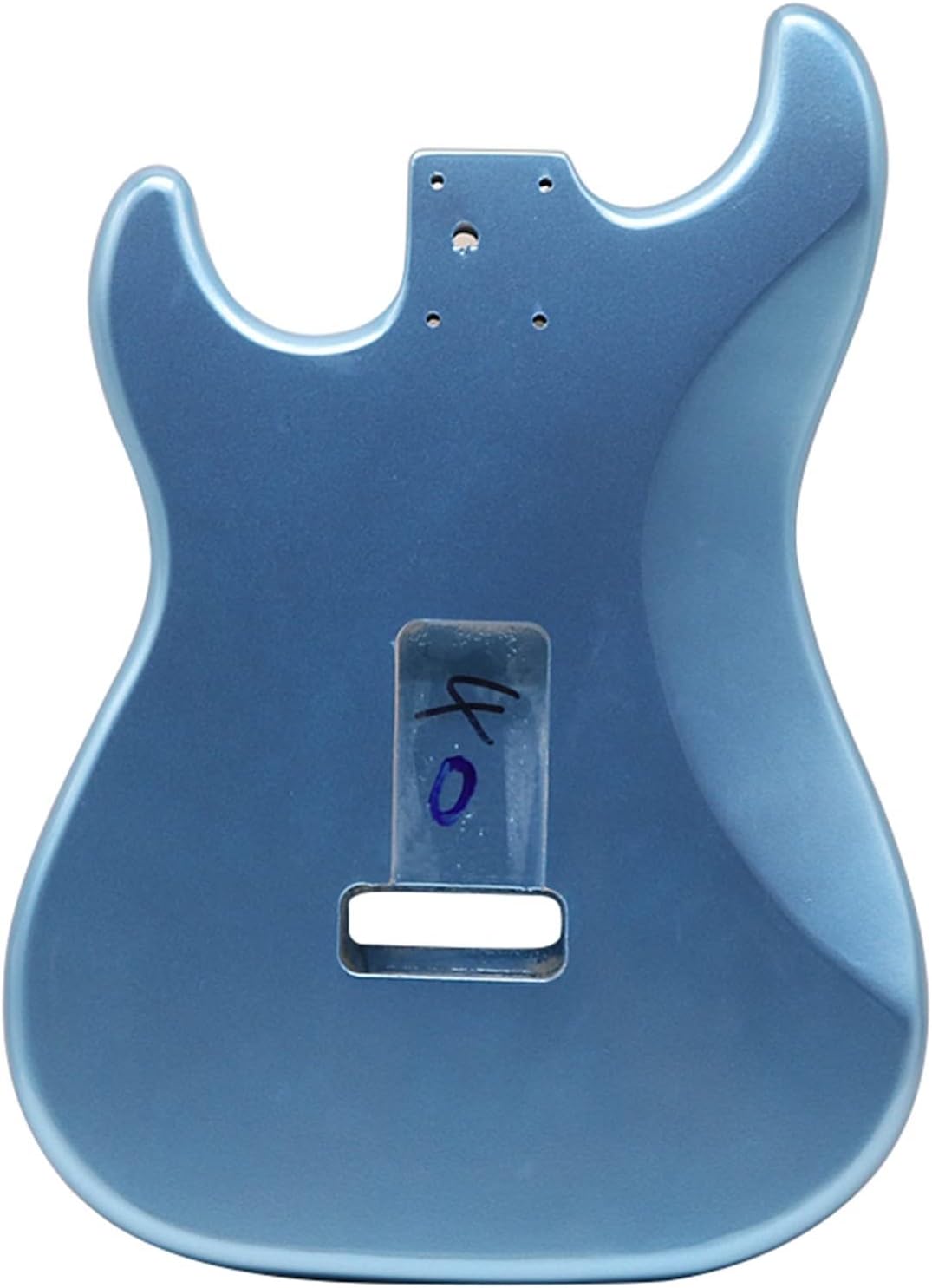 Poplar Wood Metallic Blue Electric Guitar Body Guitar Barrel High Glossy Guitar Body 5.7cm Heel Width DIY Guitar Kit