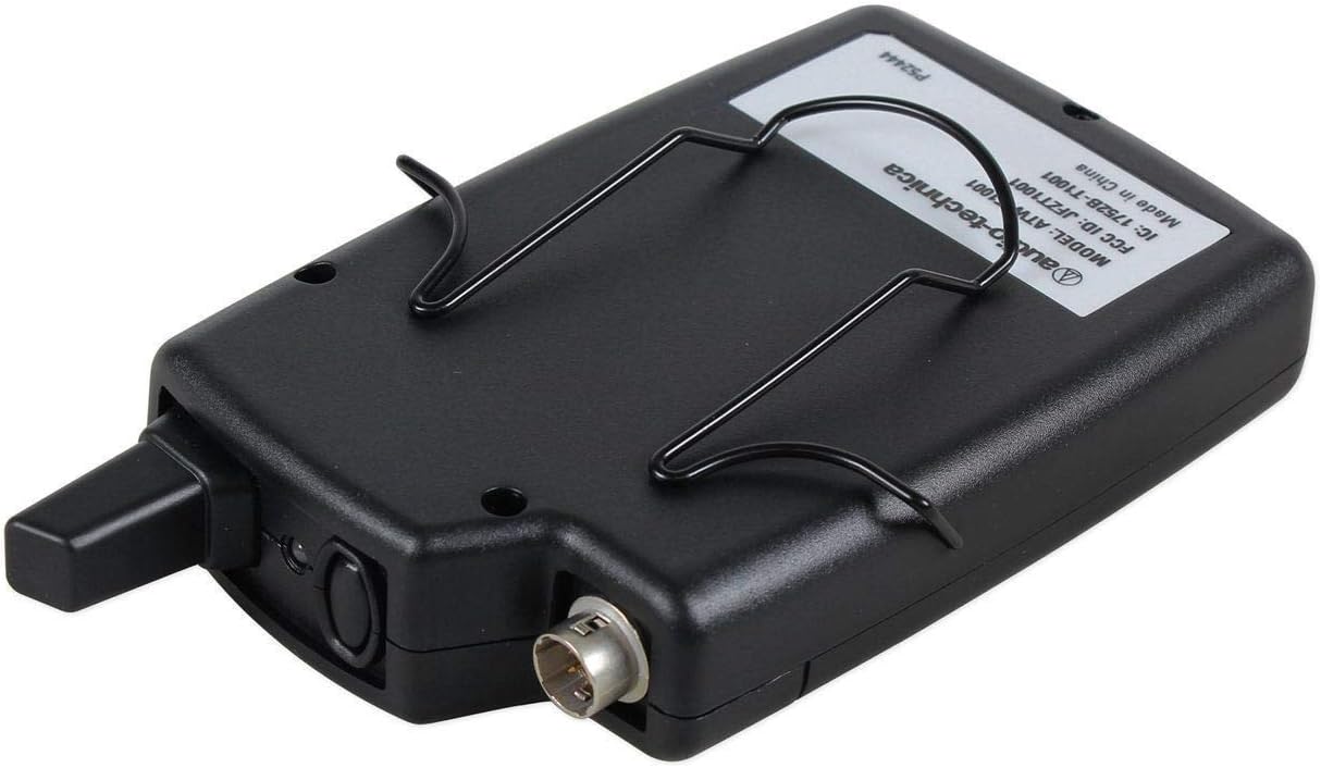 Audio-Technica ATW-1101/H System 10 Wireless Headset Mic System Bundle with Mackie Monitors