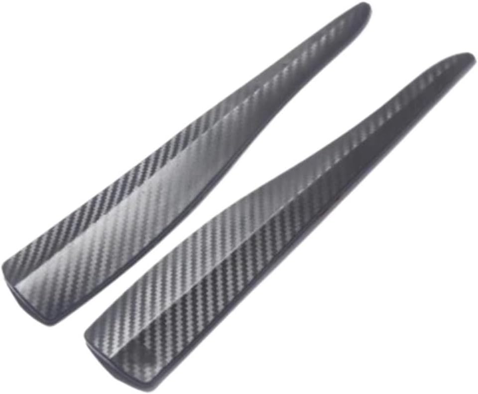 Car Edge Scratch Strip Front Rear Bumper Corner Guard Car Decoration Strip Car Accessories Door Edge Guard Paint Protectors(Carbon Fiber Pattern 35x6.5cm)
