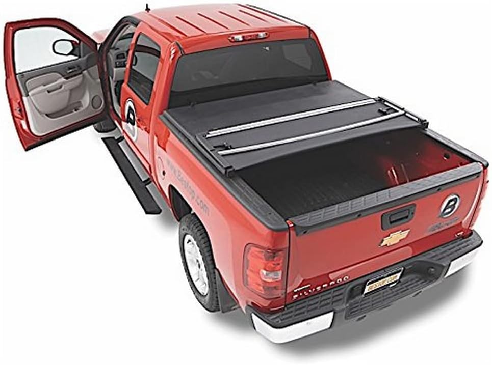 Bestop 16216-01 EZ-Fold Truck Tonneau Cover for 2014-2018 Chevy Silverado/GMC Sierra 1500, 5.8' bed