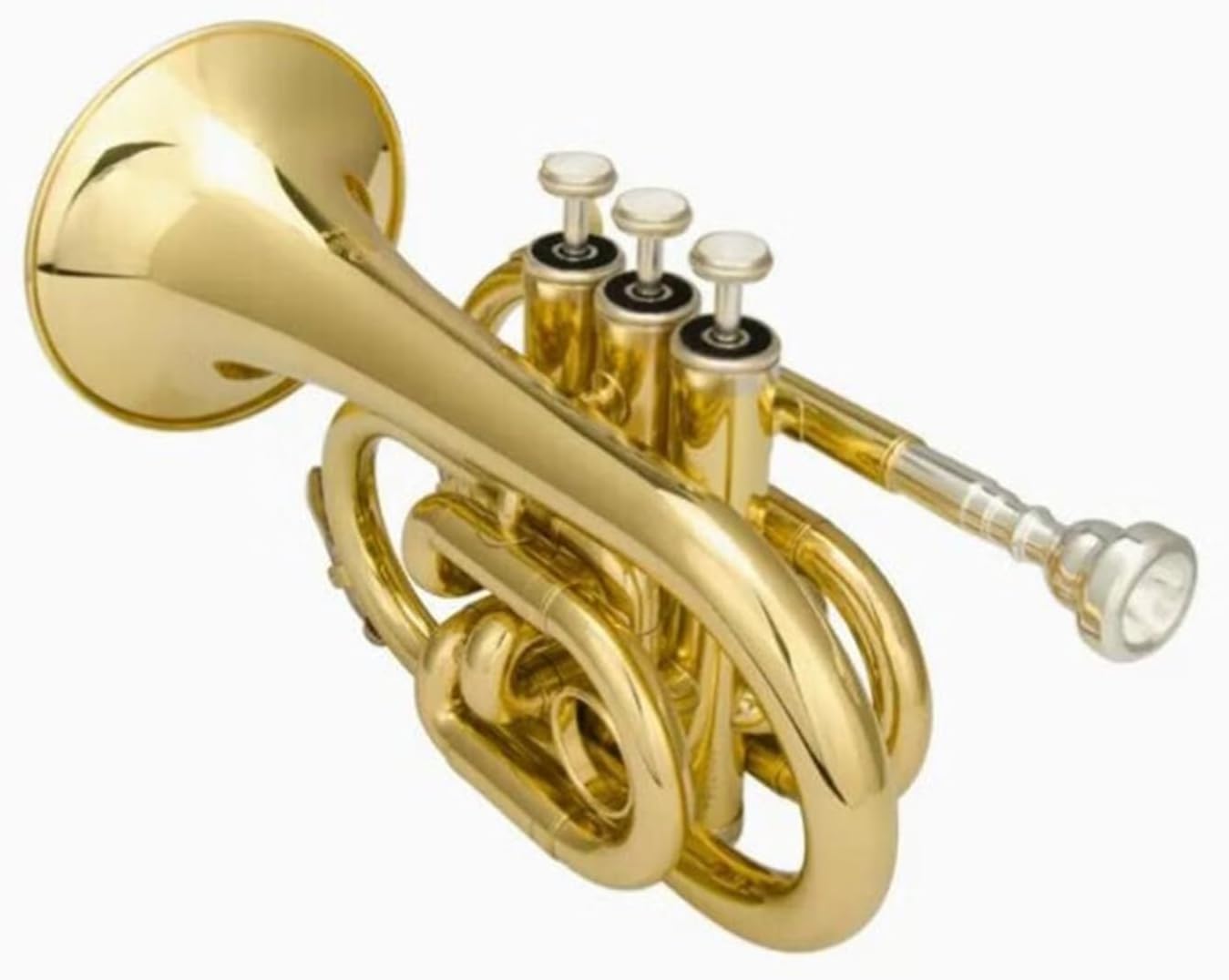 Portable Trumpet B Flat Mini Cornet Musical Instruments
