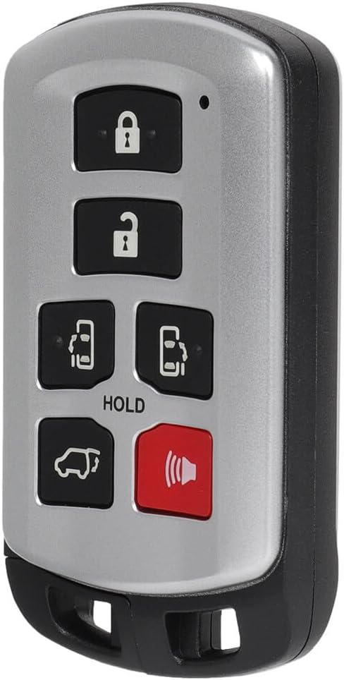 ECCPP HYQ14ADR Keyless Entry Remote Car Key Fob Replacement for 2011-2013 Fit for Toyota Sienna 2.7L 2011-2019 Fit for Toyota Sienna 3.5L 6 Buttons Pack of 2