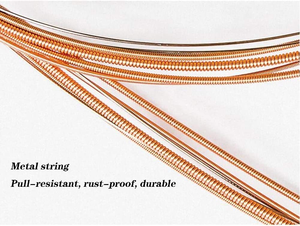 Full Size Guitar Ballad Wooden Guitar 38 Inch Student Practice Travel Musical Instrument Portable Waterproof Backpack Metal Strings Beginner Acoustic Guitar Starter Package Student G (Beige Long)