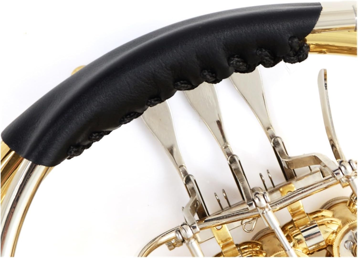 4 Key French Horn Professional Double Row French Horn F Flat B Tone Gold Lacquer Nickel Plated Copper Tube