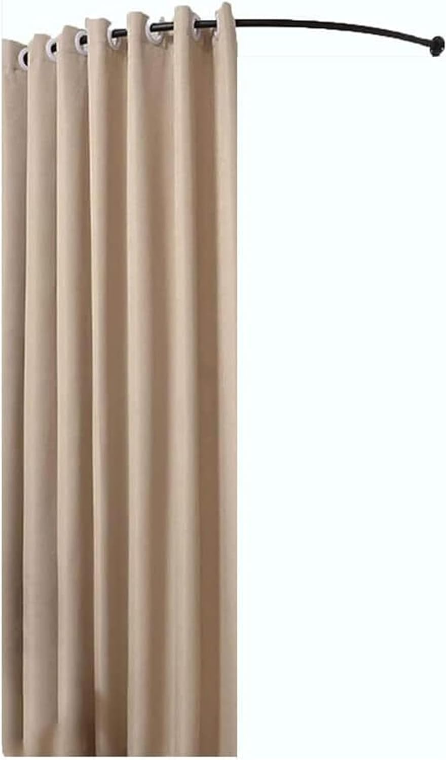 Portable Fitting Room Corner Wall Mount Fitting Room with Curtain Changing Room Temporary Dressing Room Detachable
