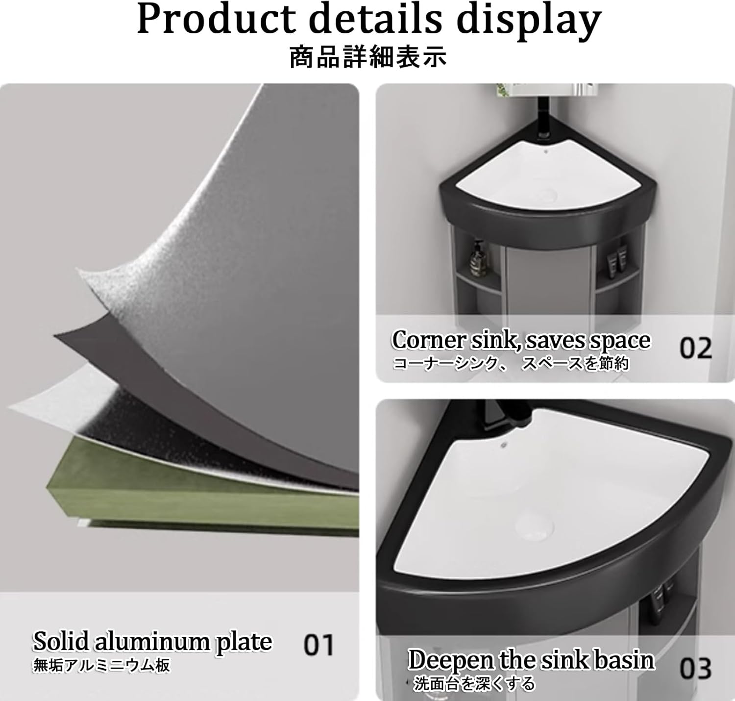 Wall Mount Bathroom Vessel Sink Small Wall Mount Sink Floating Bathroom Sink Corner Wall Mount Multifunctional Practical Ceramic Sink for Bathroom,Laundry Room,Living Room