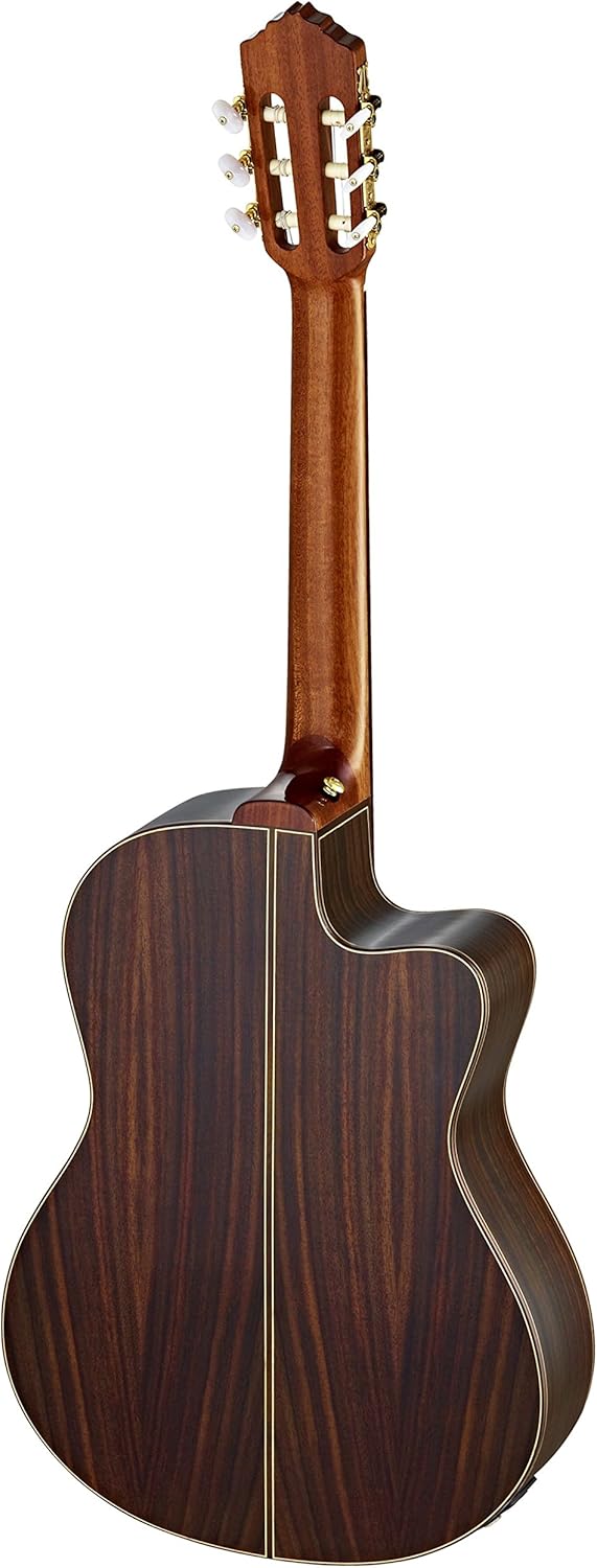 Performer Series Left-Handed Solid Top Medium Neck Acoustic-Electric Nylon Classical Guitar w/Bag