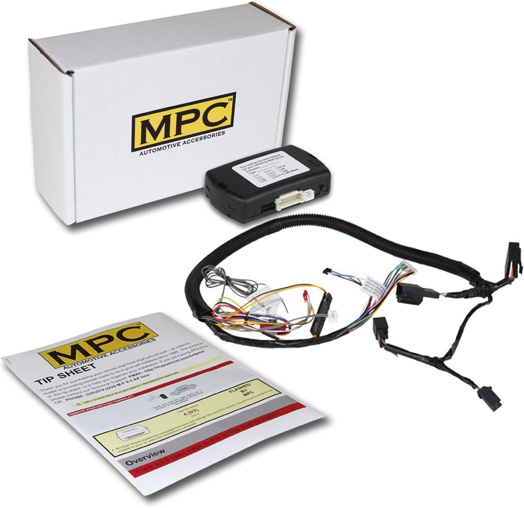 MPC Factory Remote Activated Remote Start Kit Compatible with 2013-2016 Ford Taurus - Plug & Play - Firmware Preloaded