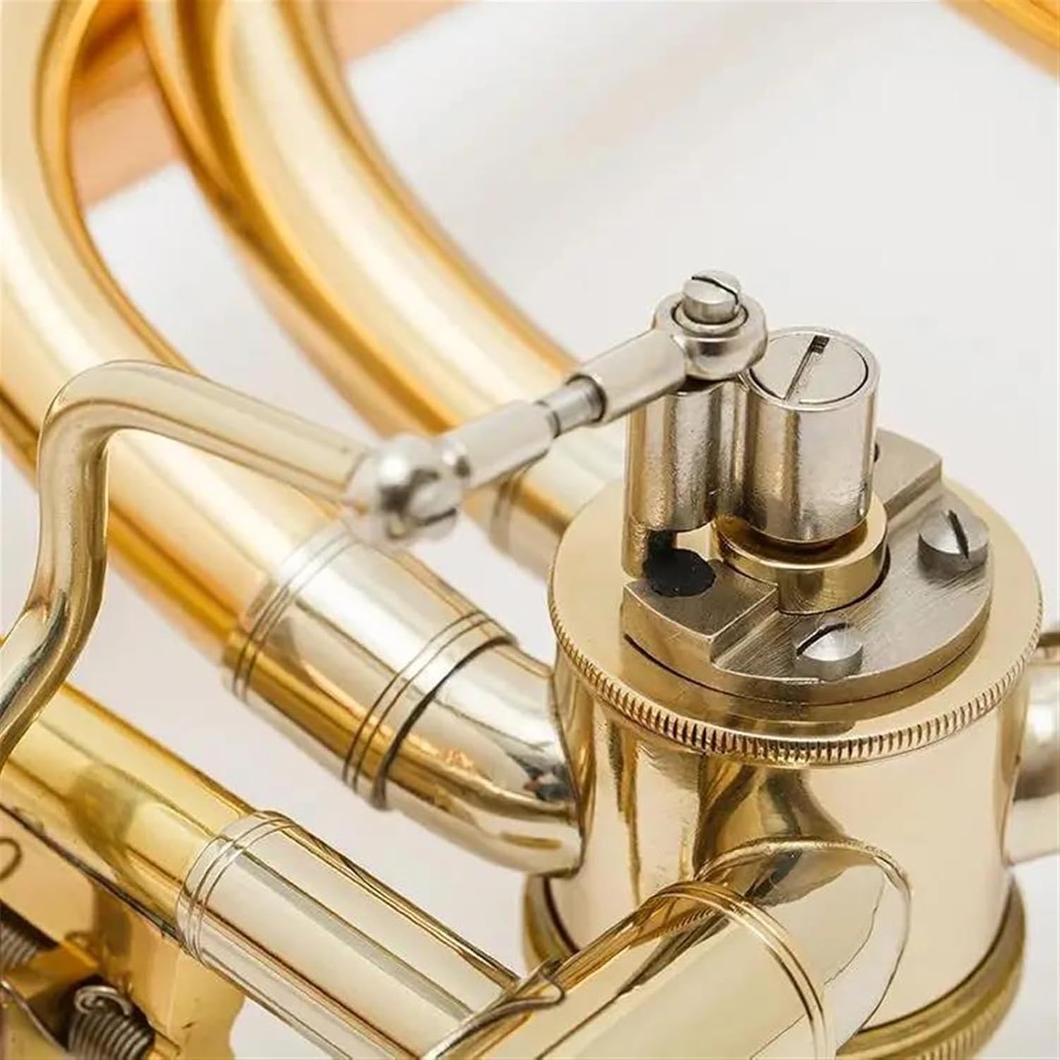 Professionals euphonium Handmade Bb/F Tenor Trombone Yellow Brass Pisiton Material