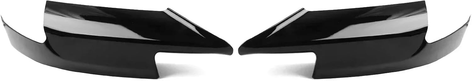 4PCS Compatible with BMW F10 M5 2012-2016 Car Front Bumper Lip Spoiler Lower Air Vent Corner Side Splitter Cover Guard Body Kit(Glossy Black)