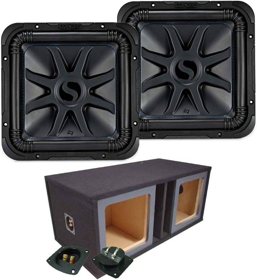 Loaded Dual Kicker 44L7S154 Car Audio Solo-Baric 15