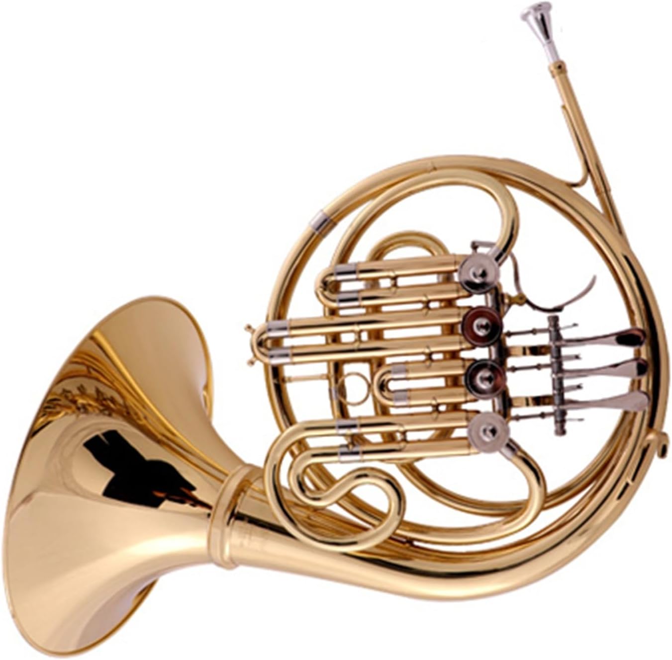 French Horn Instrument B flat 4 keys single row