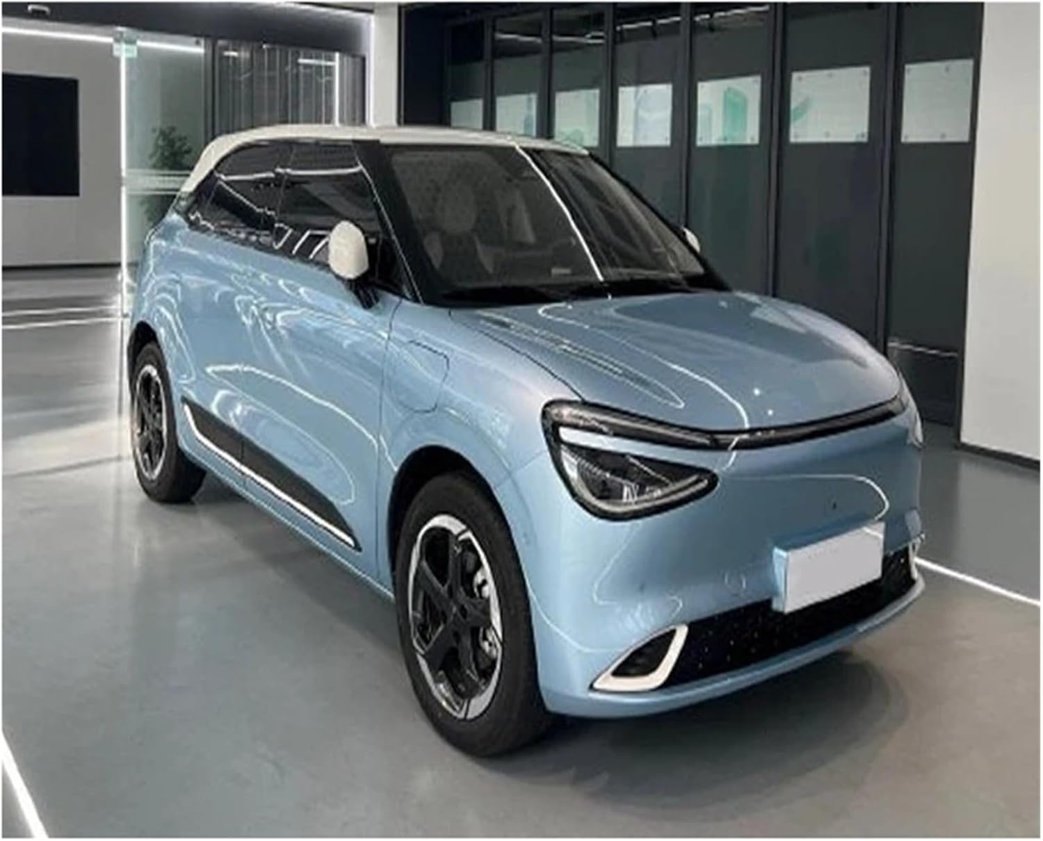 Car Baking Paint Fender Compatible for Dongfeng Nammi 01 Box 2024 2025 2026 Front Rear Mudflaps Wheel Mud Flap Guards Mudguard Accessories(Blue)