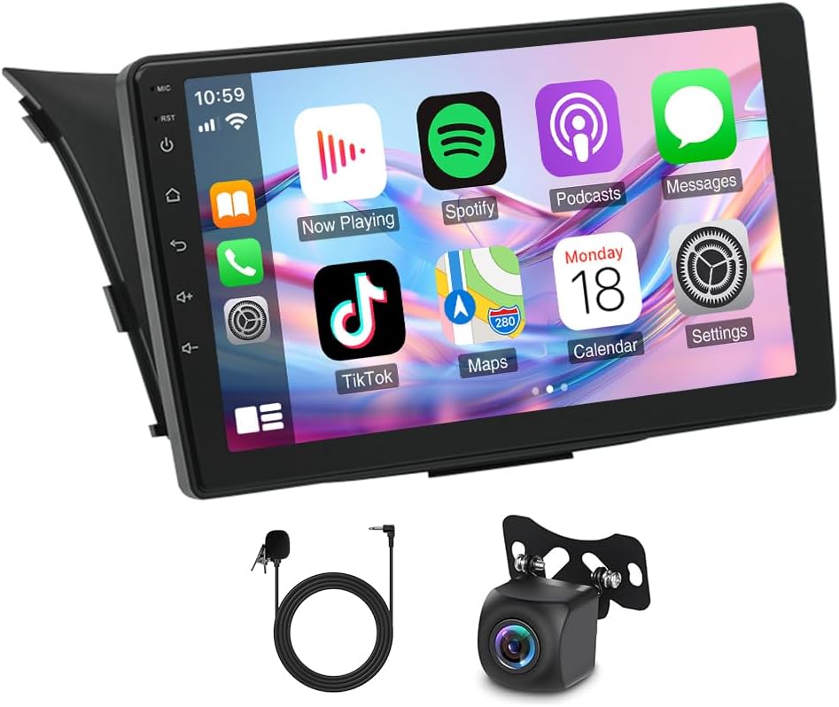 4+64G Android 13 Car Stereo Compatible with Hyundai I30 GD 2012-2017 Radio Upgrade 9 Inch Touch Screen with Wireless Carplay Android Auto Backup Camera Mirror Link GPS SWC WiFi FM