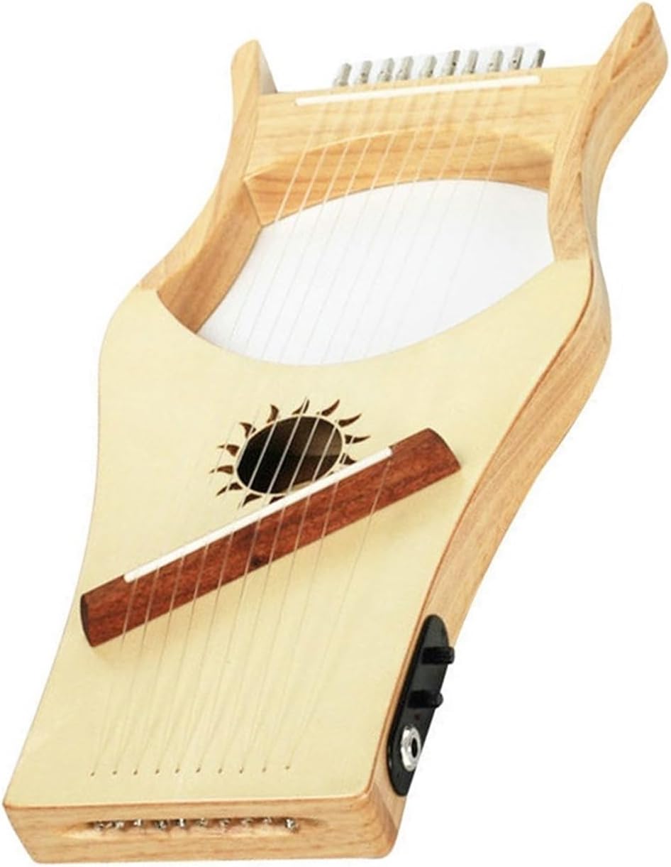 Lyre Harp Set Harp Ten Strings Niche String Instruments Mahogany Material