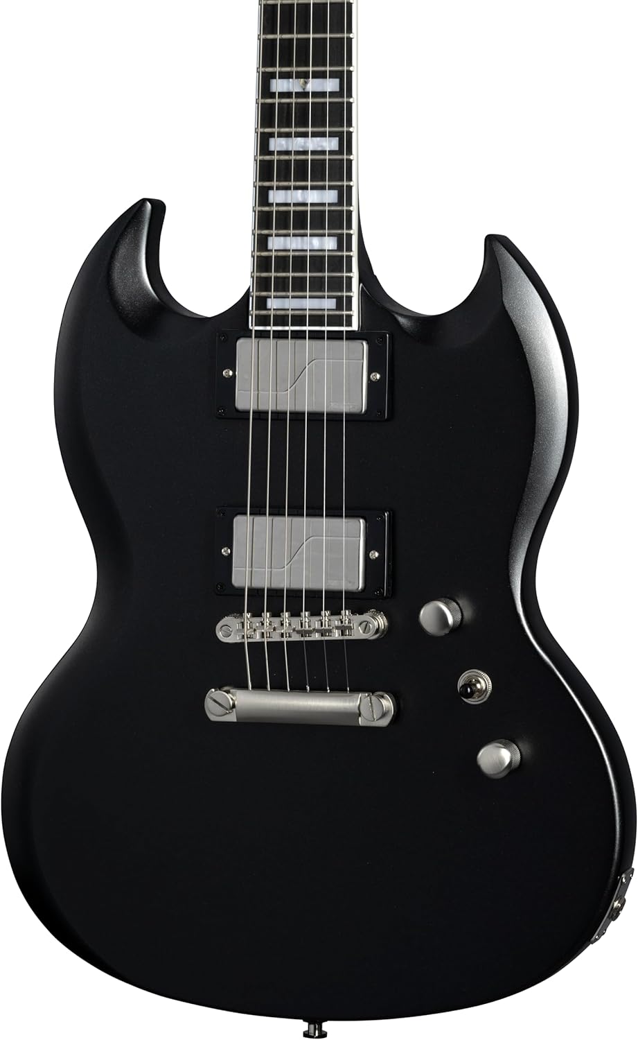 Epiphone SG Prophecy, Aged Jet Black Metallic with Bag