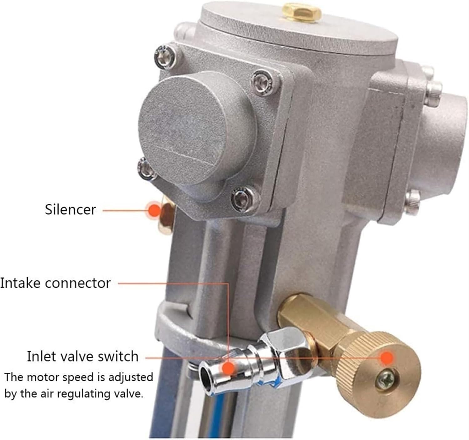 Automatic Lifting Pneumatic Paint Mixer Pneumatic Mixing Machine Air Agitator 5 Gallon Pneumatic Paint Stirring Machine