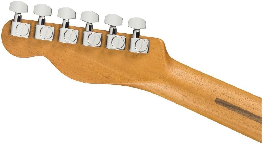 Fender American Acoustasonic Telecaster Acoustic Electric Guitar, with 2-Year Warranty, Black, Ebony Fingerboard, with Gig Bag