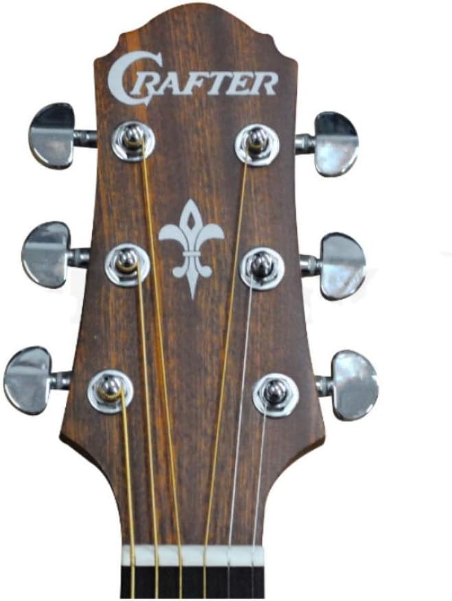 Crafter Guitars 6 String Acoustic-Electric Guitar, Right, Natural (HD100-CE-N)