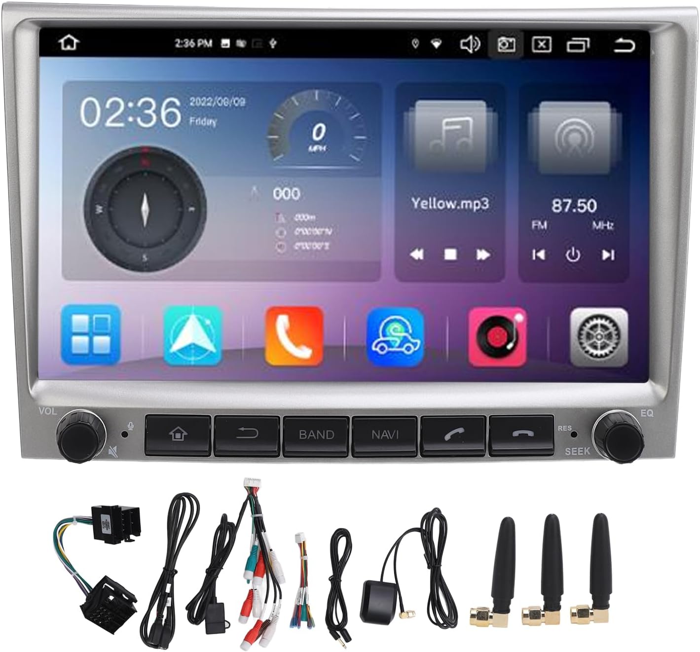 8in Car Stereo Radio Navigation Multimedia Player 8 Core for Android 12 System Car DVD Player for Boxter 911 997 987 987C (4+64G), Acoutoksaifd3qrm-11