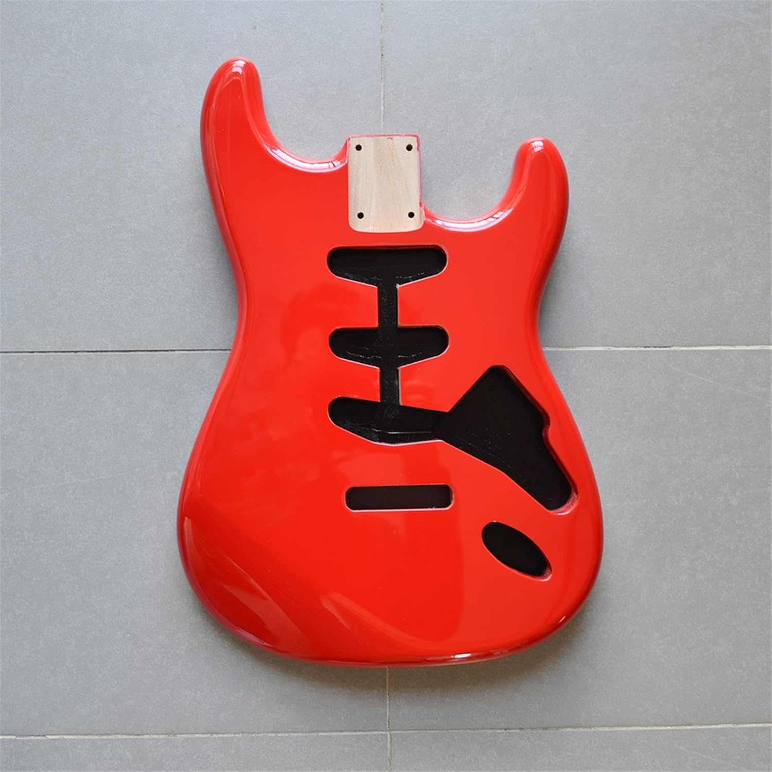 TSTS Alder Guitar Body SSS Pickup Route Crimson Color for ST DIY Guitars Guitar DIY Accessory