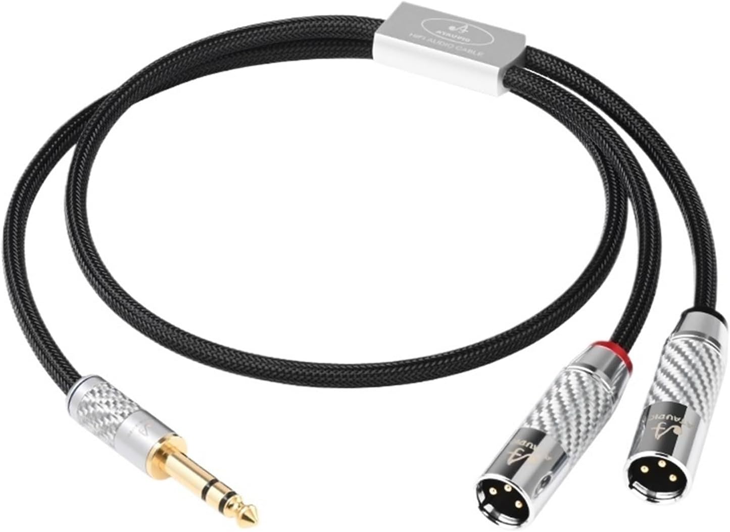 HiFi 6.5mm to 2XLR Splitter Audio Cable Gold Plated Plug 6.5 TRS to 2XLR Male/Female Microphone Cable Splitter Adapter(2m)