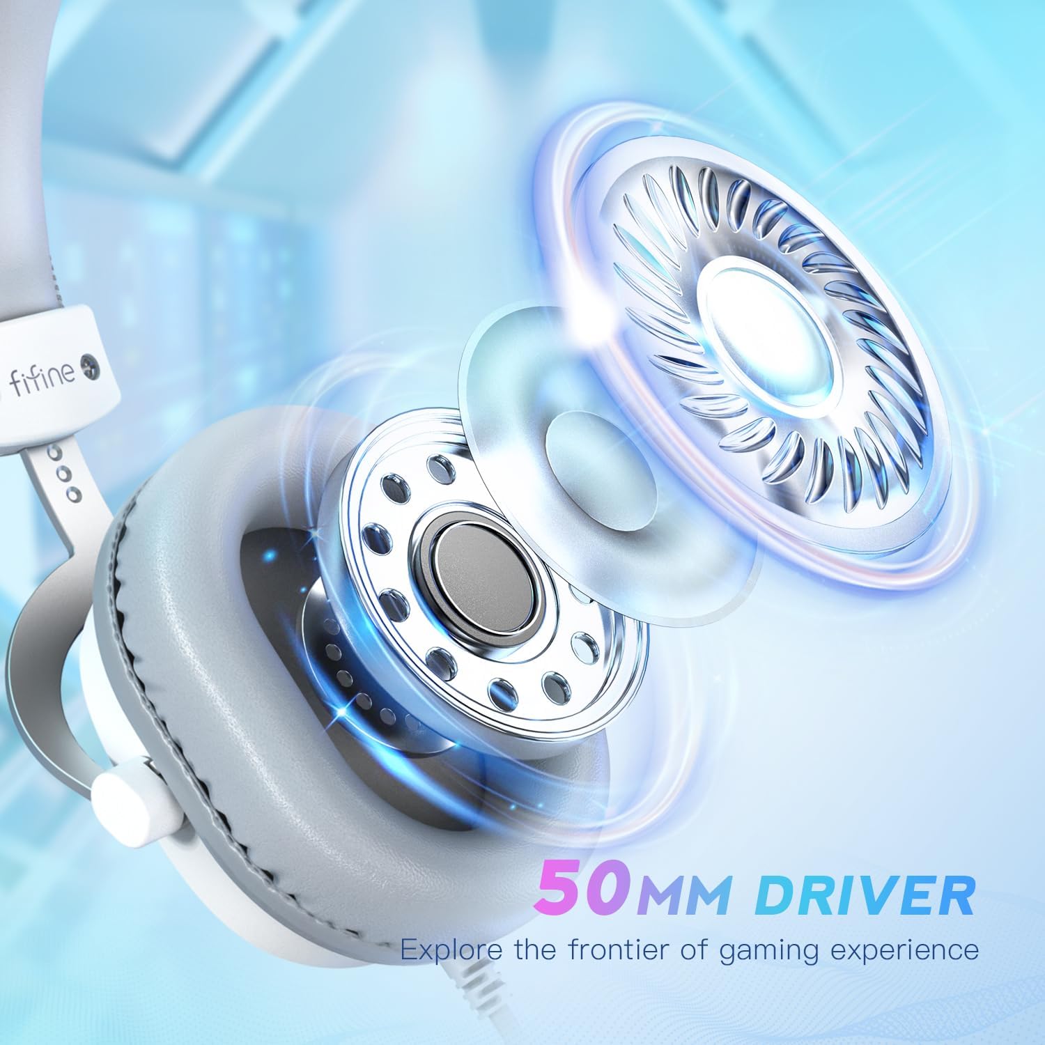 FIFINE USB PC Headset and Audio Mixer,Streaming Over-Ear Wired Headphones with 3.5mm Audio Jack,Detachable Microphone,Gaming Mixer with Slider Fader,XLR Microphone Interface,for Podcast(H9W+SC3W)