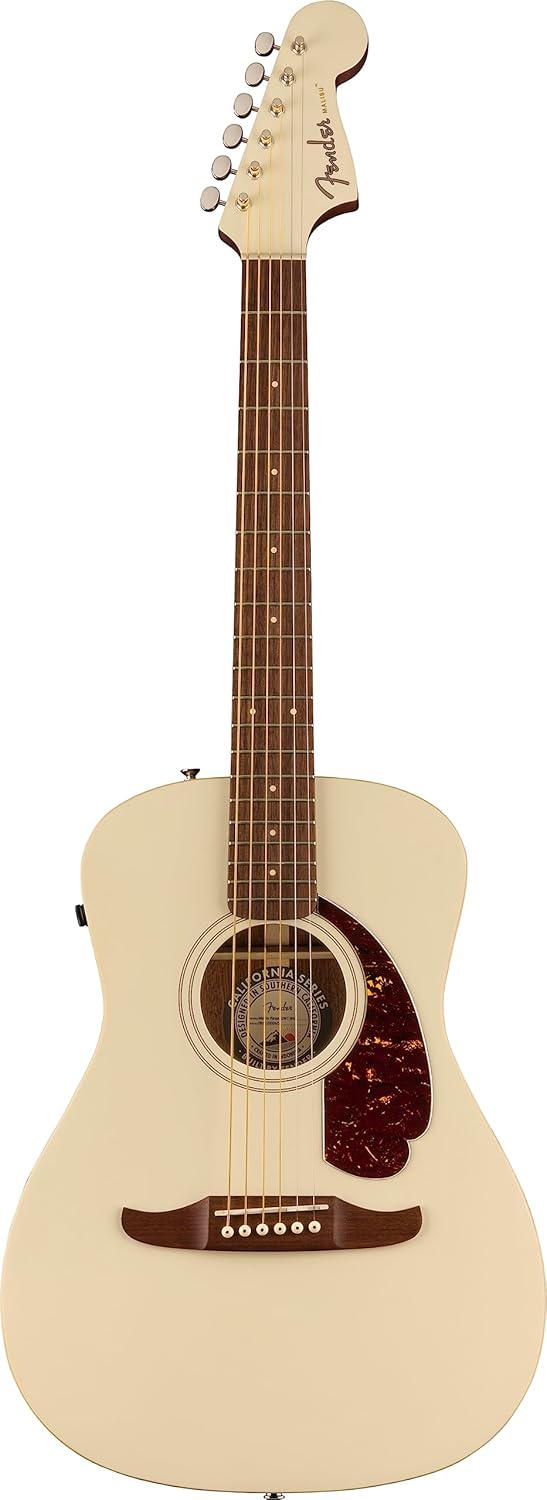Fender Malibu Player Acoustic Guitar, Olympic White