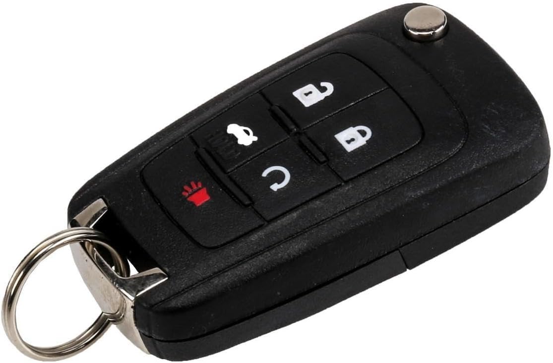 GM Genuine Parts 23335584 Folding Key with 5 Button Transmitter and Bowtie Logo