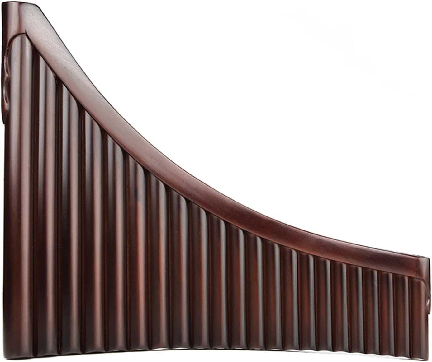 KESHUO 22 Pipes C Key Brown Pan Flute Woodwind Instrument Bamboo Handmade Pipe Panpipes (Color : 22G Right Hand)