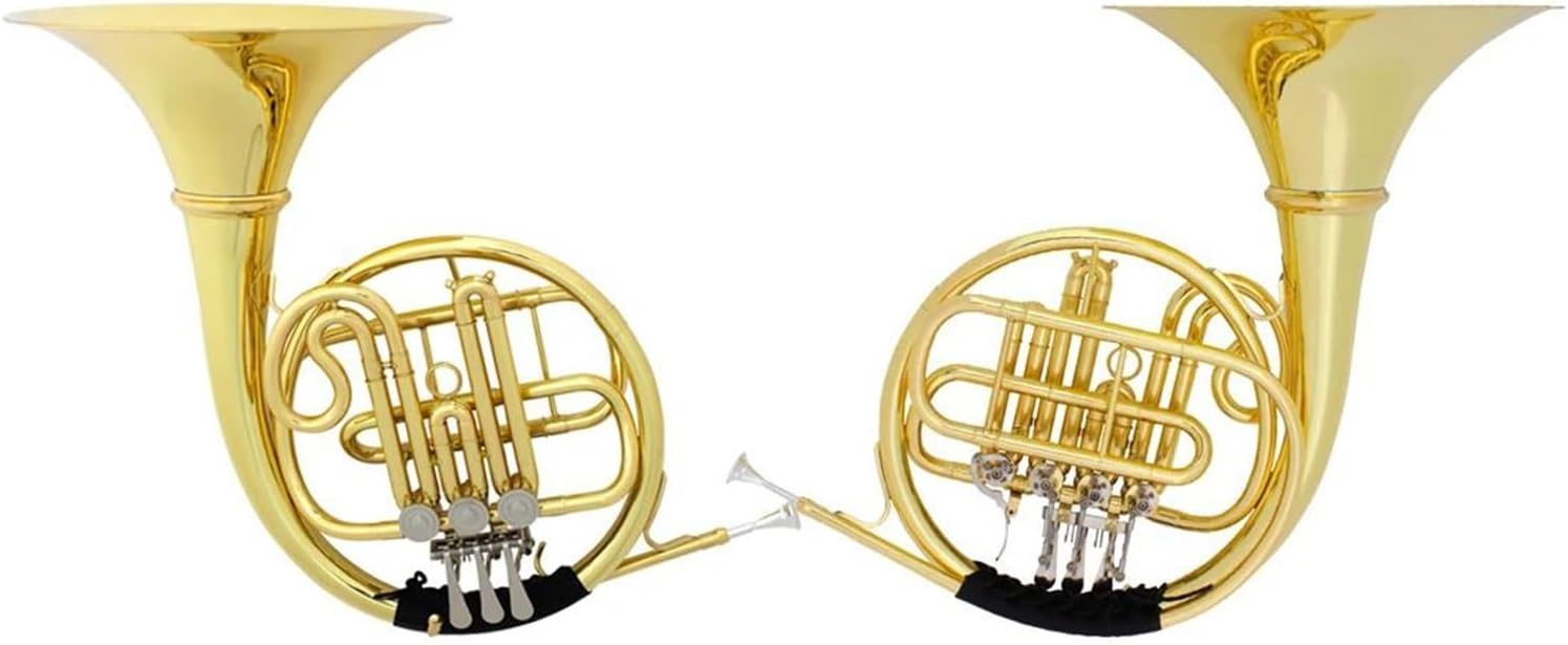4 Key French Horn Bb French Horn 3 Key Brass Solid B Flat Gold Plated Box Professional Musical Instrument