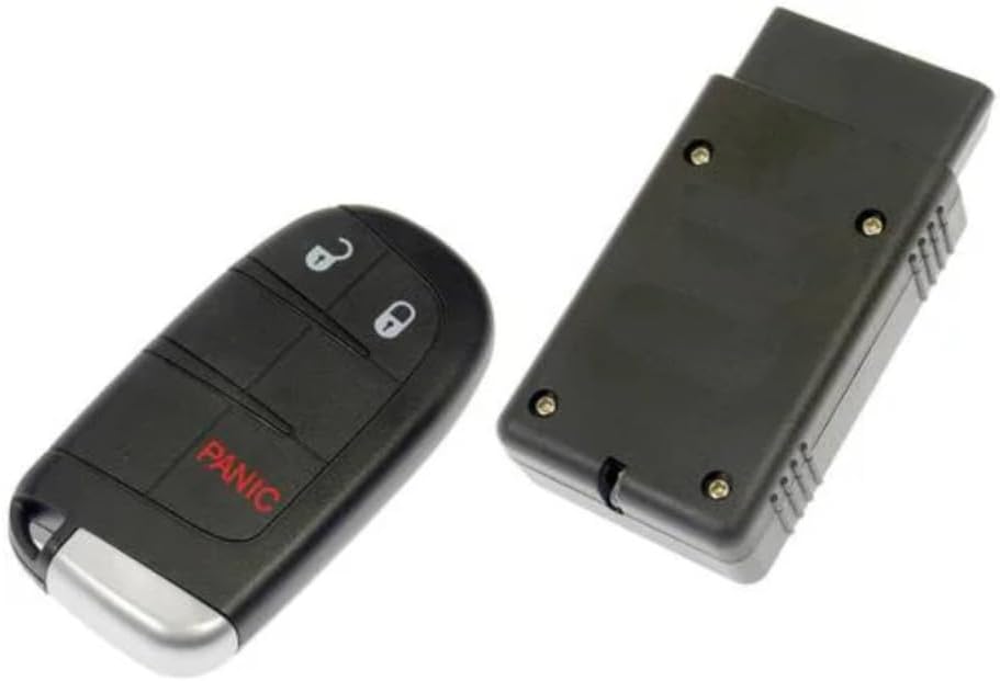 KarParts360 for Jeep Grand Cherokee 2014 2015 2016 2017 Keyless Entry Remote | Black Color | 3 Buttons | Replacement for 68143502AB, 68143502AC