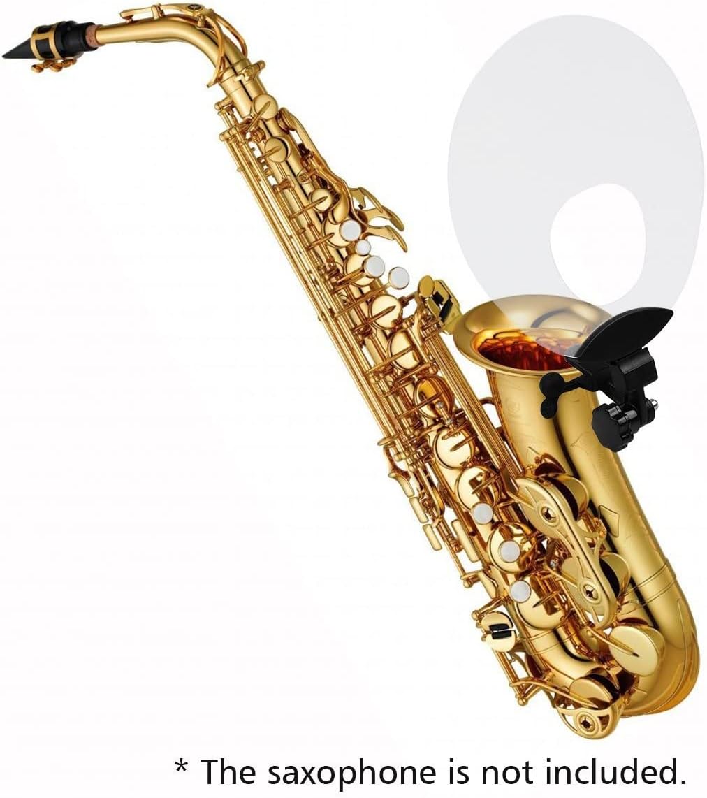 Saxophone Parts Plastic Saxophone Deflector Sound Deflector Shield with Mute & Reflect Sound Functions