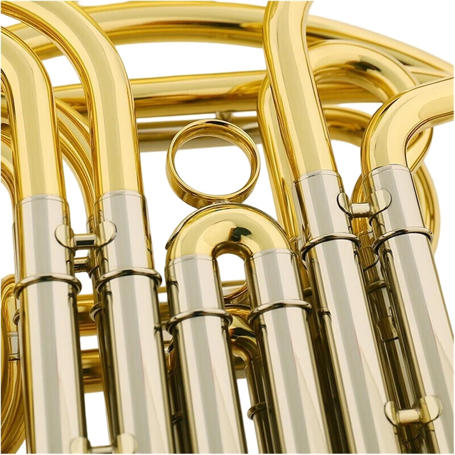 4 Key French Horn French Horn Four Key Double Row Lacquer Gold F Flat Bb Brass Tube
