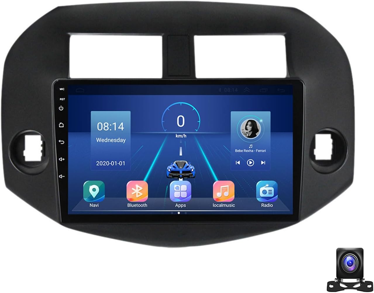 9 Inch Android 13 Car Radio Compatible with Toyota RAV4 2005~2013 Bluetooth Car Stereo Compatible with Carplay Android Auto, Navigation, Steering Wheel Controls, Backup Camera,M90S 1G+32G