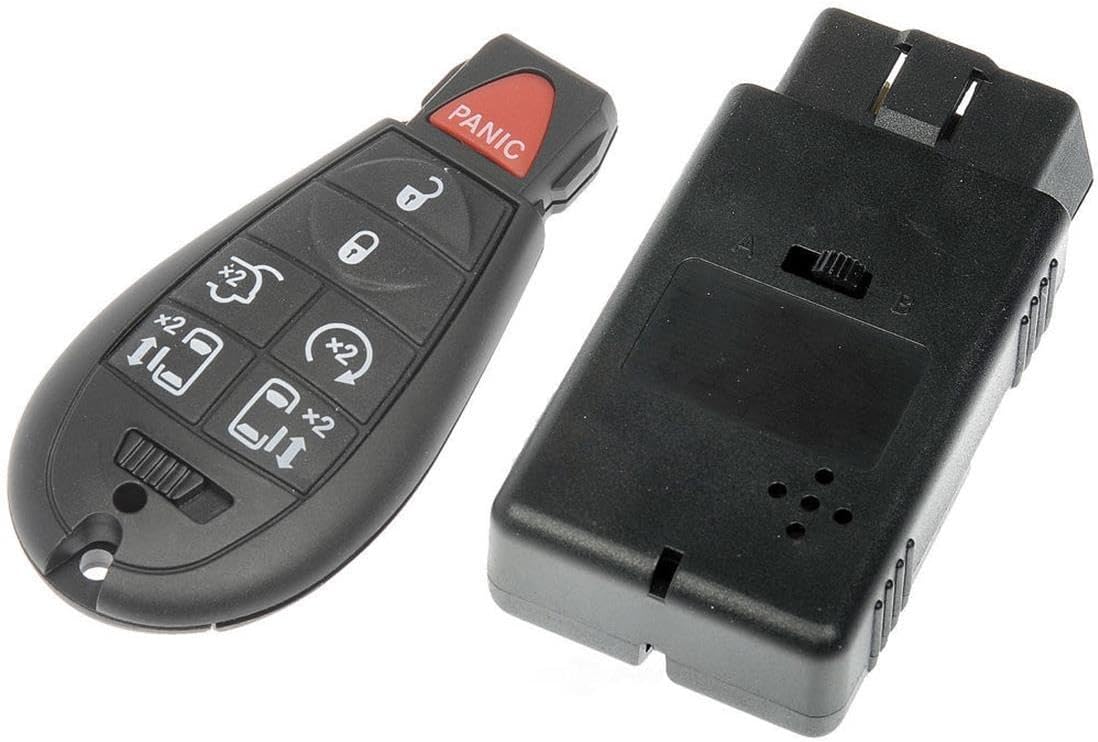 Keyless Entry and Alarm System Remote Control Transmitter 1PC Replaces 5026590AB, 5026590AD Compatible with Chrysler Town & Country 2011-2016 Compatible with Dodge Grand Caravan 2015-2015