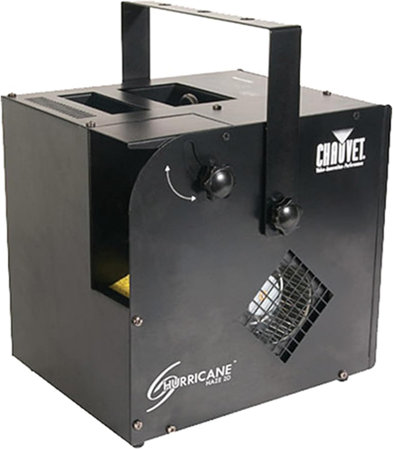 CHAUVET DJ Hurricane Haze 2 Bundle with 10ft Pig Hog DMX 3 Pin Lighting Cable and Instrument Polishing Cloth - Water Based Haze for Lighting Effects