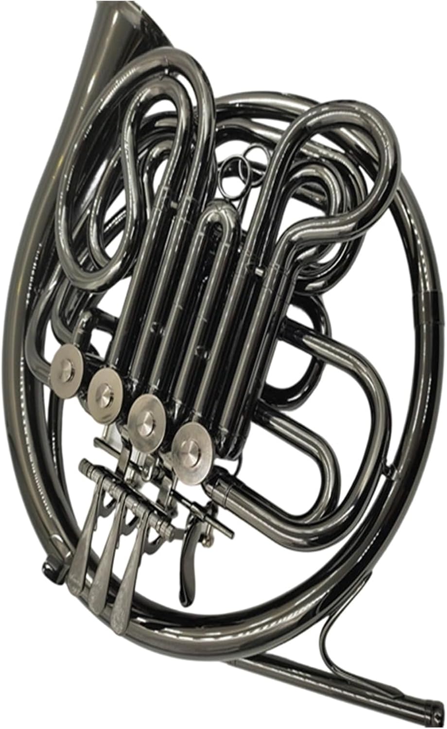 4 Key French Horn Double Row French Horn In The Key Of B Flat To F Bk Nickel Finish